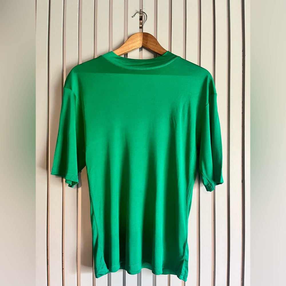 Ginger & Smart Aphrodite Green Satin Tee NWT